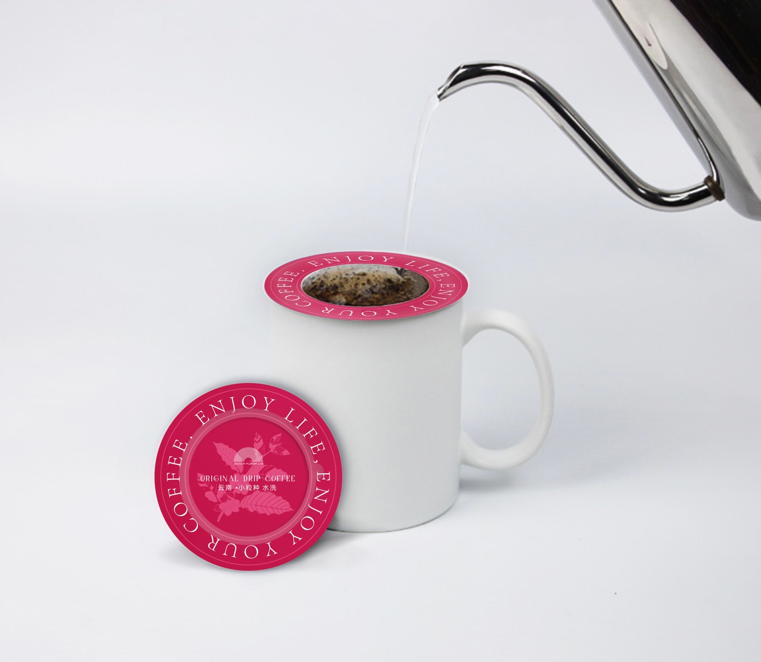 UFO Style Disposable Coffee Filter Round Drip coffee Bag